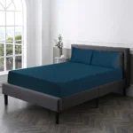 Soft Luxury Turquoise Blue Fitted Sheet - with FREE Pillow(s)