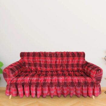 Digital Printed Sofa Cover Imperial Burgundy - FREE SHIPPING